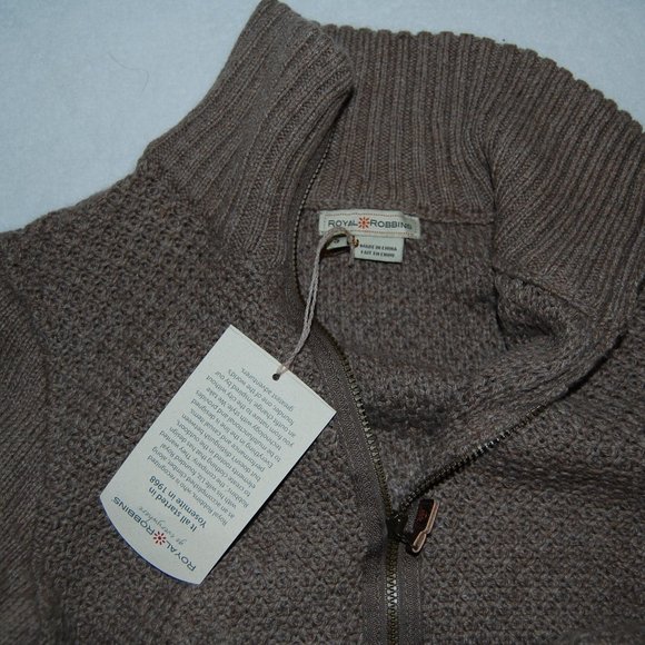 NWT Royal Robbins Thermal Knit Cardigan Sweater, Women Size Small (Slim Fit) - Picture 7 of 16